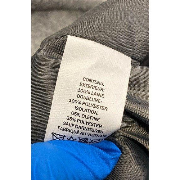 L.L. Bean Gray Wool Button Up Coat Women's Size 12-Pet - Bellandi - Picture 4 of 5